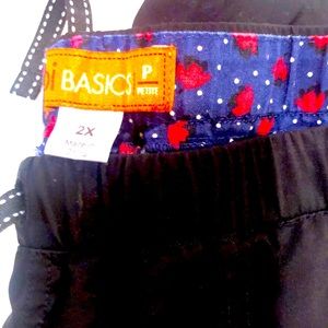2 pairs of Koi 2xl petite black scrub bottoms